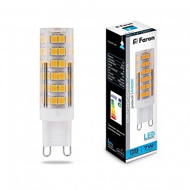 ����� LED 7W 6400K G9 LB-433 Feron
