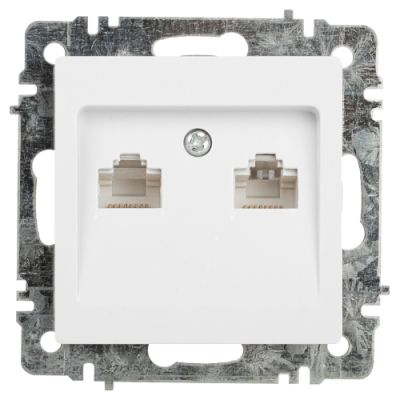 ������� �������������� 2xRJ45 ����� Intro Accent 6-304-01