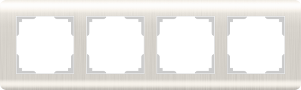 Werkel Stream Перламутровый WL12-Frame-04 Рамка на 4 поста