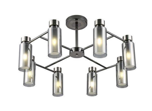 Люстра 74338/8 PEARL BLACK+SAND NICKEL Сфера света