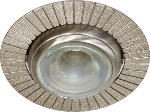 Светильник встраиваемый R-39 AL1007 титан Feron