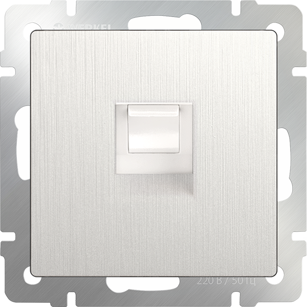 WERKEL перламутровый рифленый Розетка интернет