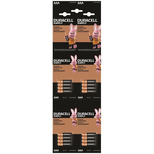 ��������� LR03-4BL BASIC 4*4 Duracell