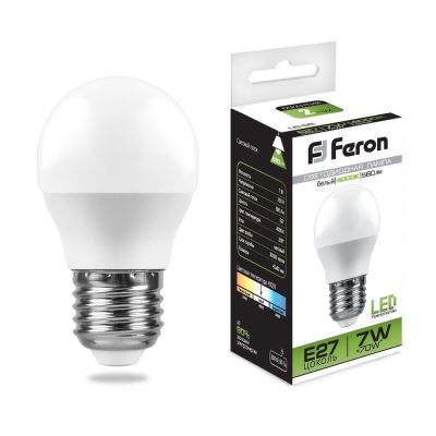 ����� ��� 7W 4000K E27 G45 LB-95 LED Feron