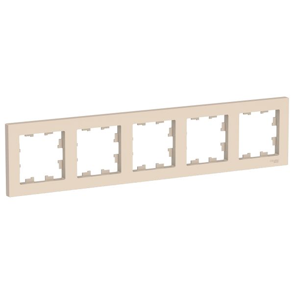 Рамка 5 постов Бежевый Atlas Design Schneider Electric