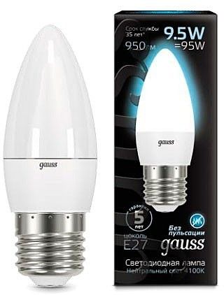����� ����� 9,5W 4100� E27 Gauss LED 