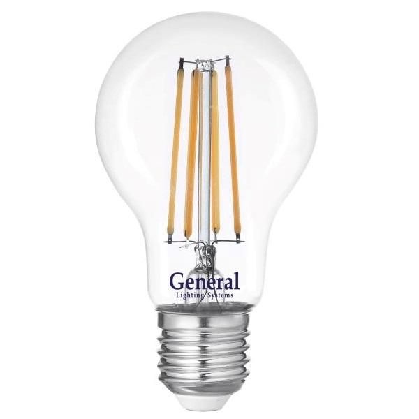 Лампа Груша 15W 6500K E27 филамент LED General