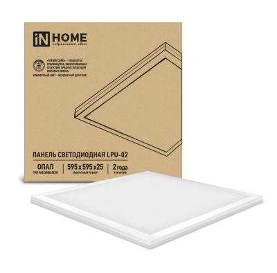 ������ ������������ 40W 6500K 3300�� 595�595�25�� IP40 ���� IN HOME