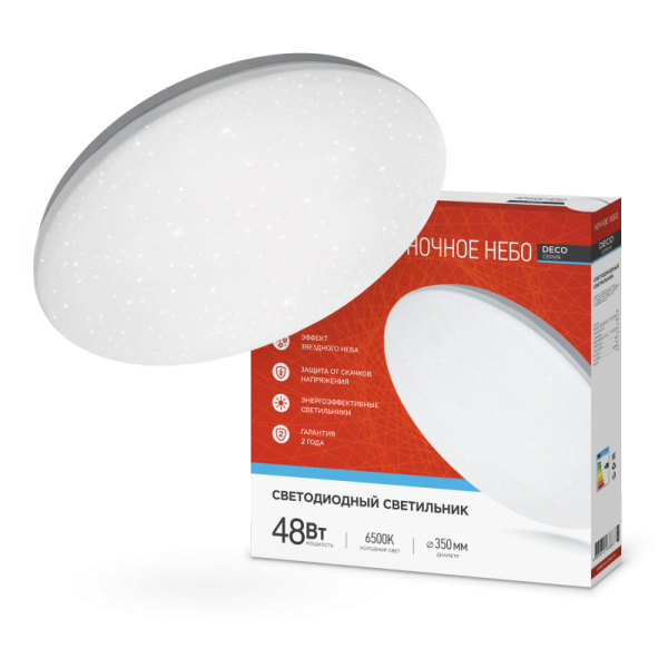 ���������� ��������� LED DECO ������ ���� 48W 6500K ���� IN HOME