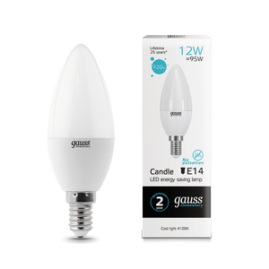 ����� ����� 12W 4100K E14 LED Gauss Elementary 