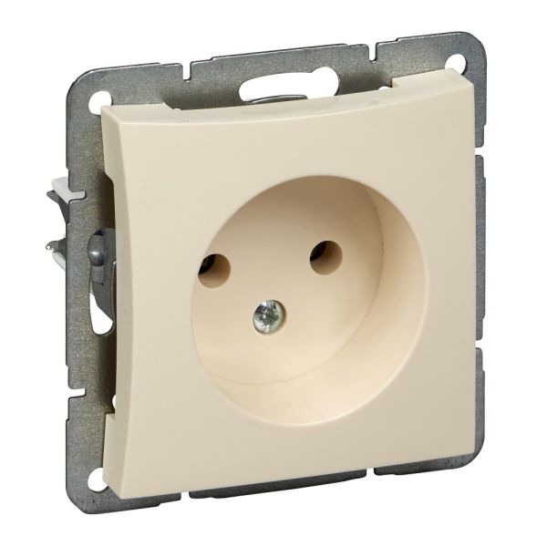 Розетка Бежевый Lexel Дуэт Schneider Electric WDE000241