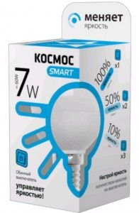 ����� ��� 7W 4500K E14 LED 3 ������ ������� ������ 