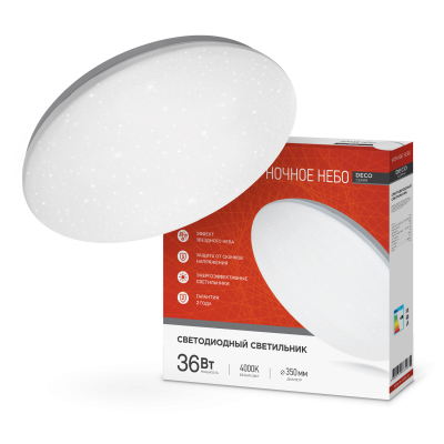 ���������� ��������� LED DECO ������ ���� 36W 4000K ���� IN HOME