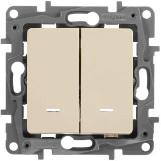 ����������� 2-���������  � ���������� �������� ����� Etika Legrand 672304