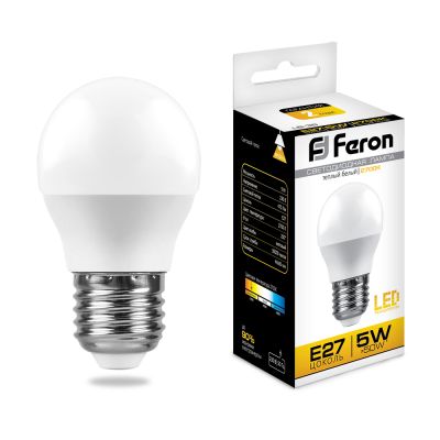 ����� ��� 5W 2700K E27 G45 LB-38 LED Feron