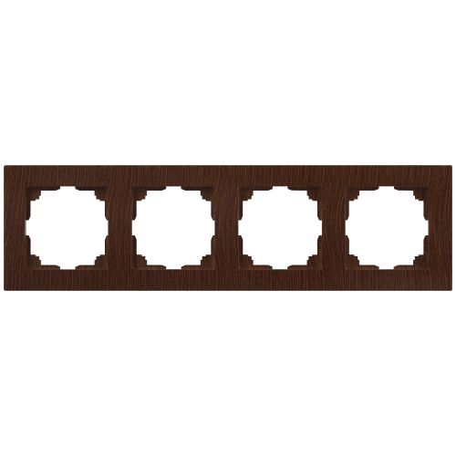 Рамка 4 поста венге Intro Accent 6-504-10