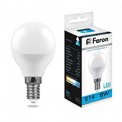 ����� ��� 9W 6500K E14 LB-550 LED Feron 