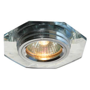 Светильник встраиваемый MR-16 RG003A стекло зеркало Росток