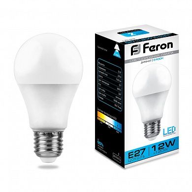 ����� ����� 12W 6400K E27 A60 LB-93 LED Feron