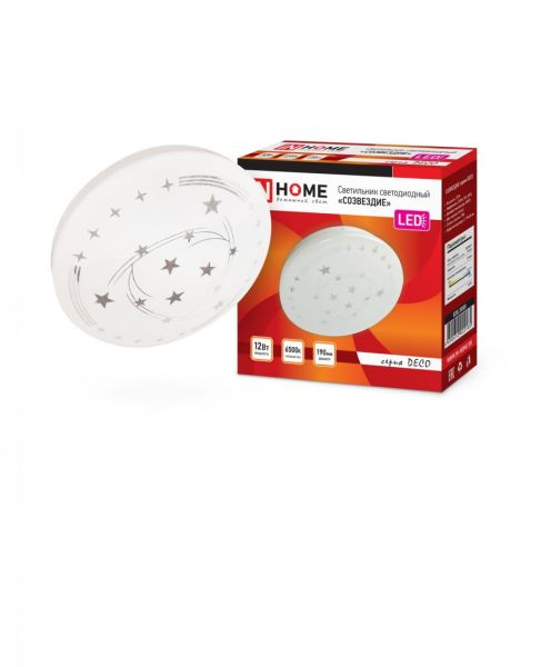 ���������� ��������� LED DECO ��������� 12W 6500K D190  ���� IN HOME
