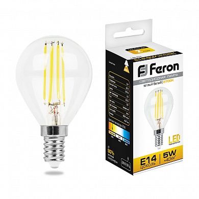 ����� ��� 5W 2700K E27  �������� LB-61 LED Feron