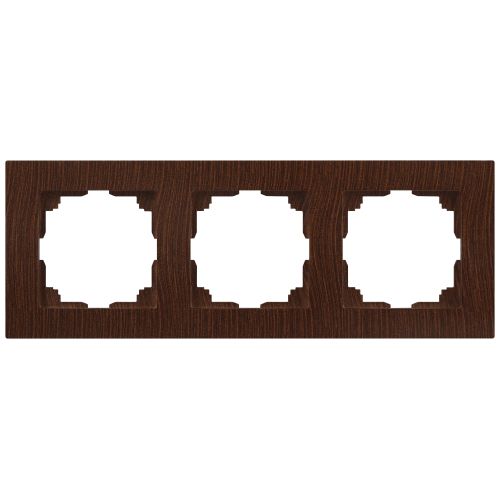 Рамка 3 поста венге Intro Accent 6-503-10
