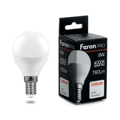 ����� ��� 9W 4000K E14 LB-1409 OSRAM LED Feron.PRO