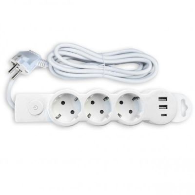 ���������� 3 ������ 4,5 � USB 2.1A 3*1.00�� � ���� ����� 16� �������