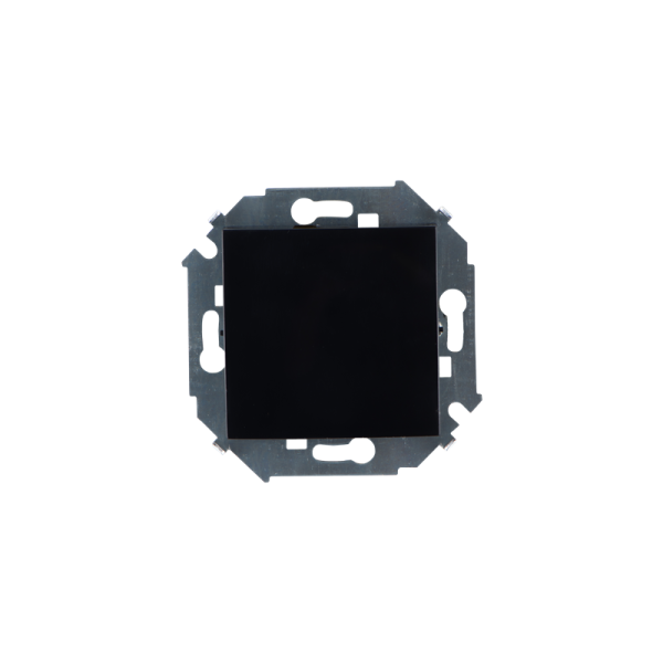 Выключатель1-клавишный механизм чёрный глянец Simon15