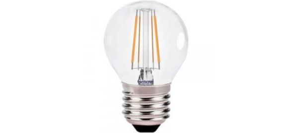 Лампа Шар 12W 6500K E27 филамент LED General