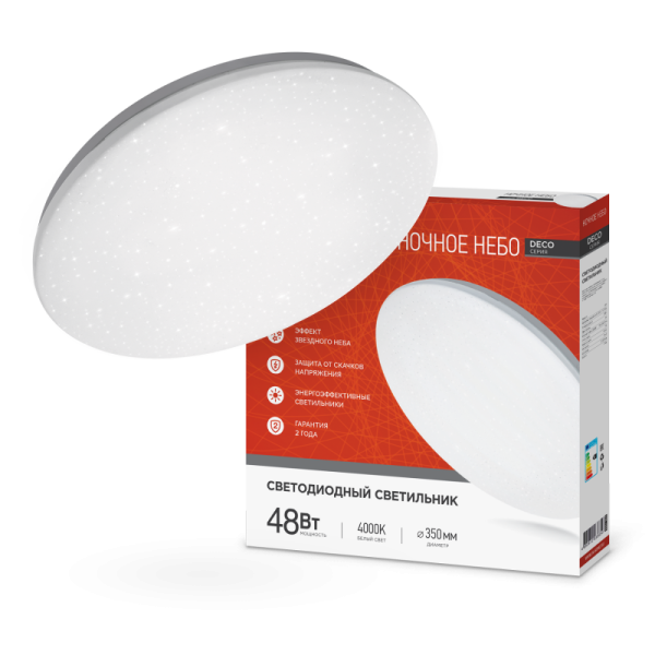 ���������� ��������� LED DECO ������ ���� 48W 4000K ���� IN HOME