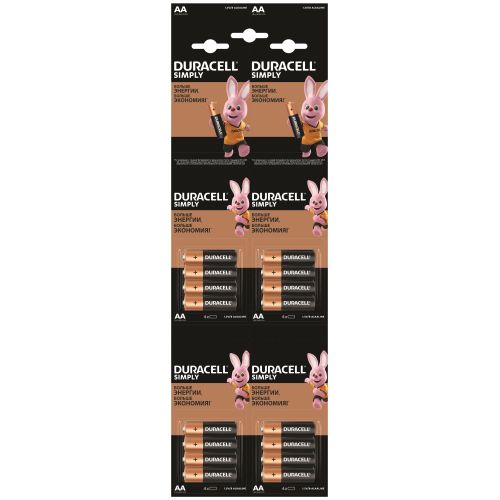 ��������� LR6-4BL BASIC 4*4 Duracell 