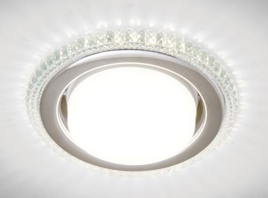 Светильник встраиваемый GX53 CRYSTAL LED 33 CHROME + LED MaxLight
