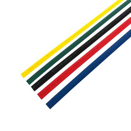 Трубка термоусадочная 15,0/7,5 мм 1 м цветная REXANT