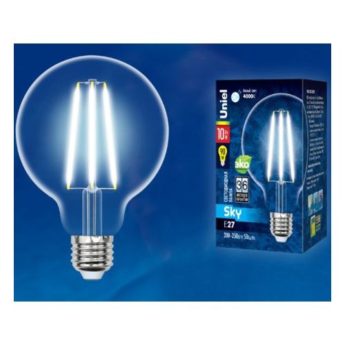 ����� ��� G95 10W 4000K E27 �������� LED Uniel