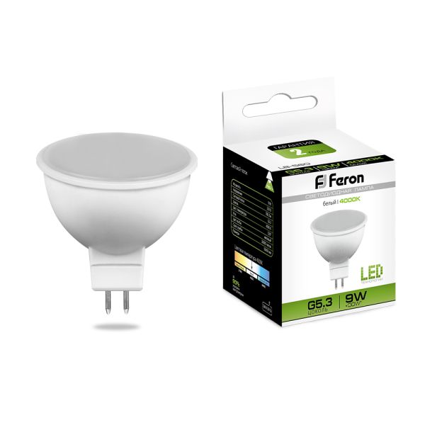 ����� LED MR16 9W 4000K G5.3 LB-560 ������� Feron