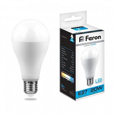����� ����� 20W 6500K E27 A65 LB-98 LED Feron