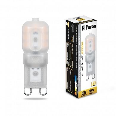 ����� LED 5W 2700K G9 LB-430 Feron