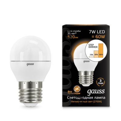 ����� ��� 7W 2700K 230� E27 ����������� LED Gauss