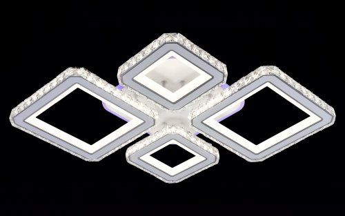 Люстра МС-XI3902C/2+2 WH+CR RGB 125W Никольск