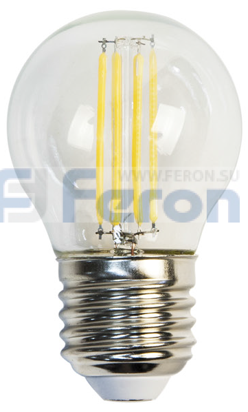 ����� ��� G45 5W 6500K E27 �������� LB-61 LED Feron