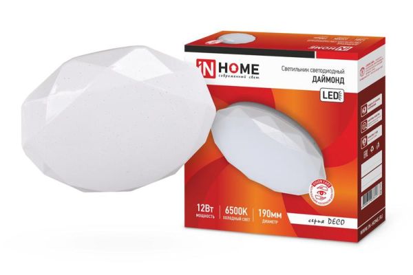 ���������� ��������� LED DECO ������� 12W 6500K  ���� IN HOME 