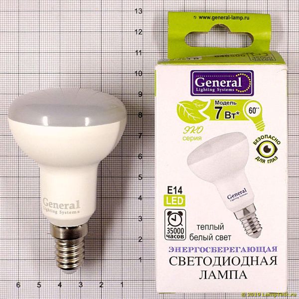 ����� R50 7W 2700K E14 LED General