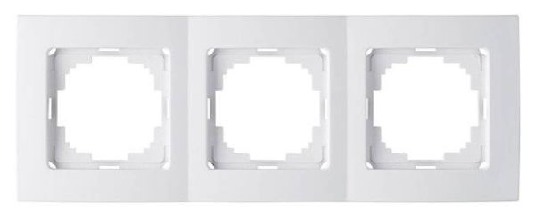 Nilson Touran Белый Рамка 3 поста 24110093