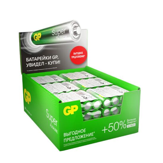 ������� ������� AA LR6 5AA21RA-2CRS4 Super GP