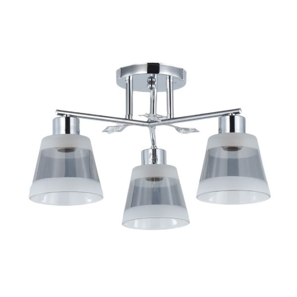 Люстра 12225/3CR WT+GR Эконом Свет ***