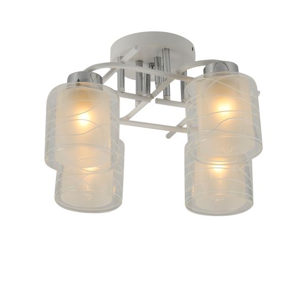 Люстра 07378/4 WHITE+CHROME Сфера света