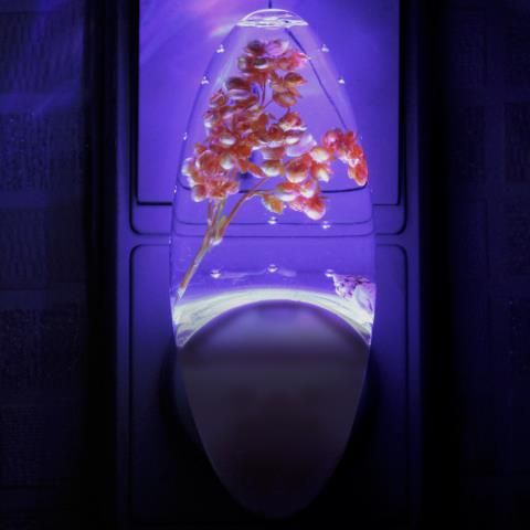 Ночник с гелем и фотосенсор