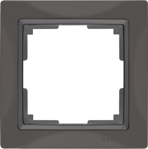 Werkel Snabb Basic Серо-коричневый WL03-Frame-01 Рамка на 1 пост (снят)