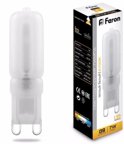 ����� LED 7W 2700K G9 LB-431 Feron